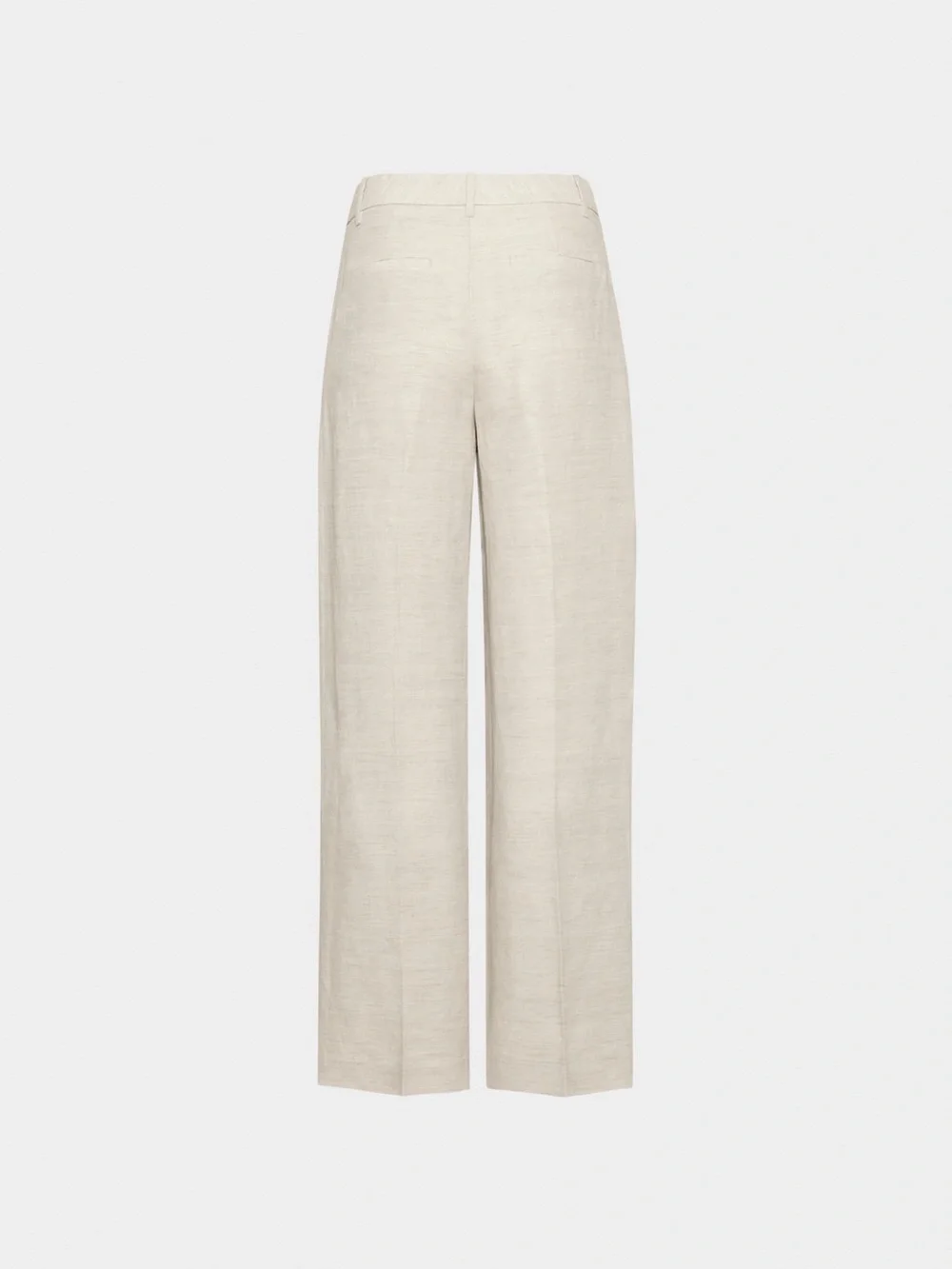 Aritzia Effortless Wide-Leg Linen Pants in Natural